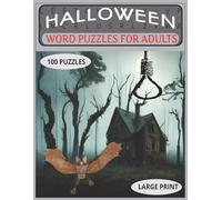 HALLOWEEN WORD PUZZLES FOR ADULTS: This Terrifying Halloween Word Search Puzzle Book is packed with 100 spooky, rare, gothic, folklore-style word ... for Halloween parties, and screen-free fun.