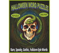 HALLOWEEN WORD PUZZLES FOR ADULTS: This Terrifying Word Search Puzzle Book is packed with 100 Spooky, Rare, Gothic, Folklore-Style word search themes. ... for Halloween parties, or screen-free fun.