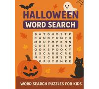 Halloween Word Search: 50+ Word Search Puzzles for Kids | Gift for Halloween, Autumn, Fall Loving Kids | 8.5 x 11 inches, 106 pages