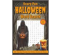 Halloween Word Search: A Spooky Puzzle Adventure of Ghosts, Ghouls, and Haunted Fun - Enjoy Easy Read Print for Adults & Seniors with Compact 6x9 Inch Carry-Anywhere-Size