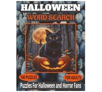 HALLOWEEN WORD SEARCH: A Terrifying Word Search Puzzle Book is packed with spooky, rare, gothic, folklore-style word search themes, this unique ... for Halloween parties, or screen-free fun.