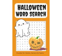 Halloween Word Search: Big word search with easy to ready print about Halloween, Fall, Spooky things and more | 6x9 inches, 110 pages | 50+ puzzles … Gift for Vacations, Holidays and Free Times