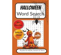 Halloween Word Search book: 2025 Fun & Spooky Puzzles for Adults, Seniors & Teens | 50+ Easy-to-Read Halloween Activities | 6x9 Inches | 110 Pages | ... for Relaxation, Travel & Fall Festivities