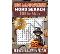 Halloween Word Search Book for Adults: Scary Word Searches with Solutions about Spooky, Horror and Trick or Treat | 65 Unique Puzzles, 130 Pages, 975 Words | Family Friendly Games