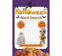 Halloween Word Search Book: Fun, spooky & mind-bending puzzles for all ages | 6×9, 75+ fall-themed brain teasers + 5 bonus Halloween Word Scrambles | Great for kids, teens, adults & seniors