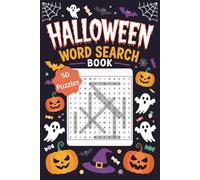 Halloween Word Search Book: Large Print | 50 Spooky Puzzles for Adults and Seniors, Relaxing Brain Games with Ghosts, Pumpkins, and Witches