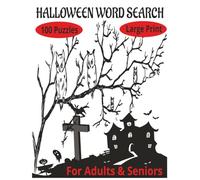 HALLOWEEN WORD SEARCH BOOK: This Terrifying Word Search Puzzle Book is packed with 100 spooky, rare, gothic, folklore-style word search themes. This ... for Halloween parties, or screen-free fun.