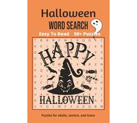 Halloween Word Search Book: Word Searches with Easy to Read Print about Halloween, Ghosts and Goblins, Haunted Houses and more | 6x9 inches, 110 pages ... for Vacations, Holidays and Leisure Time!