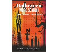 Halloween Word Search Book: Word Searches with Easy to Read Print about Halloween, Spooks, and more | 6x9 inches, 110 pages | 50+ Puzzles...Gift for Vacations, Holidays and Leisure Time!