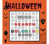 Halloween Word Search Coloring Book for Kids: Bold & Easy: Fun and Educational 300 Words to Find and Color, Large Print