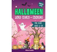 Halloween Word Search + Coloring: Hours of Halloween Fun in a Portable Size for Ages 6-10