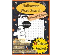Halloween Word Search Deluxe Edition: 6x9 Word Search | 1500 Words | Puzzle Book | All Ages