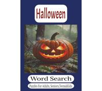 Halloween Word Search: Easy-to-Read Halloween Word Search Puzzles, 6x9 Inches, 55 Spooky Puzzles with Solutions - Perfect for Gifts and Party Favors!