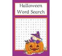Halloween Word Search: Easy to read word search about Halloween, 6x9 inches, 55 puzzles, including solutions page... great for gifts and party favors!