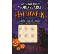 Halloween Word Search for Adults: 100 Spooky Puzzles for Adults, Seniors and Teens - 21 Words Per Puzzle - Complete Answer Key Included - Halloween Activity Book
