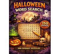 Halloween Word Search for Adults: 150 Spooky & Fun Puzzles - Large Print for Stress Relief & Relaxation