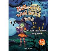 Halloween Word Search for Kids: 88 Super Easy Puzzles in Big Print | Ages 8-13 | Pumpkins, Ghosts & Candy