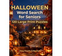 Halloween Word Search For Seniors: 120 Large Print Word Search Puzzles Relaxing Brain Games for Adults & Seniors