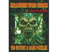 HALLOWEEN WORD SEARCH: Halloween Adult Word Search Puzzles | Large Print | A Frightfully Relaxing Collection of Gothic, Rare and Folklore-Style word ... for Halloween parties, or screen-free fun.
