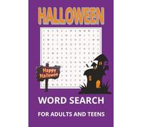 HALLOWEEN WORD SEARCH: Halloween Themed Word Search Puzzle Books For Teens and Adults With Solutions