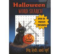 Halloween Word Search - Large Print Puzzle Book for Kids and All Ages: 50 + Fun and Spooky Halloween Puzzles for Kids, Teens, and Adults - Ghosts, ... Monsters, and More - Solutions Included