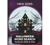 HALLOWEEN WORD SEARCH PUZZLE 2025: Words Search Puzzle Book with Easy to Read Print about Fun, Spooky Halloween-Themed Words | 8.5x11 inches, 111 ... Gift For Vacations, Holidays & Relaxation