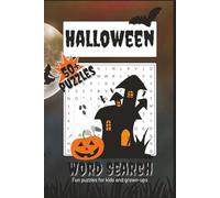 Halloween Word Search Puzzle Book: 50+ Easy to Read Puzzles for Festive Fall Fun and Anxiety Relief, for Seniors, Adults, and Kids | 6x9 inches, 110 pages |