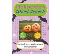 Halloween Word Search Puzzle Book: 50+ Fun & Spooky Puzzles with Ghosts, Pumpkins, Candy, Witches & More | 6x9 Inches | Great for Classrooms, Parties & Family Fun