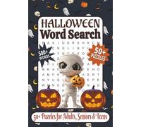 Halloween Word Search Puzzle Book: 50+ Halloween Themed Word Find Puzzles With Solutions