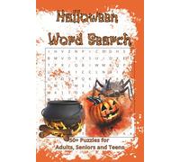 Halloween Word Search Puzzle Book: "50+ Halloween Word Search Puzzles with Answers - Spooky Word Hunts with Forward, Backward & Diagonal Challenges for All Ages"