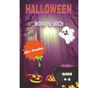 Halloween Word Search Puzzle Book For Kids Ages 4-8: Word Searches with Easy to Read Print about Halloween, Trick or Treating, For Kids and More | 6x9 ... Gift for Vacations, Holidays and Free Times