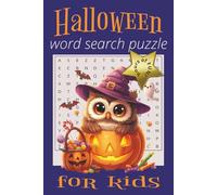 Halloween Word Search Puzzle Book for Kids: Spooky Fun for Children with Easy to Read Print about Witches, Ghouls, Pumpkins & More | 6x9 In, 110 Pages | 55 puzzles