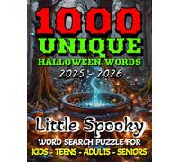 Halloween Word Search Puzzle book for Kids / Teens / Seniors and Adults 2025 - 2026 - 1000 word