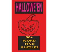 HALLOWE'EN WORD SEARCH puzzle book: FUN Word search for relaxation and anxiety relief . scary words, 6x9 inches.100+ pages, 40= puzzles, a gift ,holidays, vacation and free time.