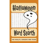 Halloween Word Search Puzzle Book: Halloween Word Search Puzzles, Spooky Fun for Halloween Lovers | 6x9 inches, 50 puzzles | Solutions Included