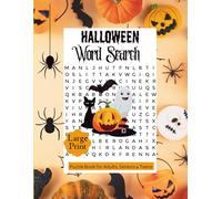 Halloween Word Search Puzzle Book: Spooky Large Print Puzzles for Adults, Seniors, and Teens | Fun & Challenging Halloween-Themed Brain Games