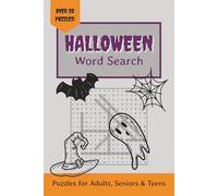 Halloween Word Search Puzzle Book: Spooky Word Searches with Easy to Read Print about Halloween, Autumn, Horror and More | 6x9 inches, 110 pages | 50+ ... … Gift for Vacations, Holidays and Free Times