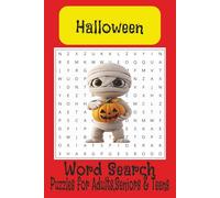 Halloween Word Search Puzzle Book: Word Search with Easy to Read Print about Halloween, Spooky, Ghost and More | 6x9 inches, 110 pages | 50+ puzzles... Gift for Vacation, Holidays and Free Times