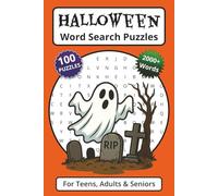 Halloween Word Search Puzzle Book: Word Searches with 2000+ Words in Easy to Read Print about Halloween, Witches & Ghosts | 6x9 Inches, 125 Pages, 100 ... Gift For Adults Who Love Spooky Puzzles