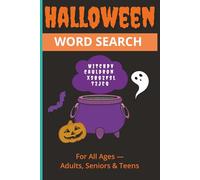 Halloween Word Search Puzzle Book: Word Searches with Easy-to-Read Print about ghosts, monsters, haunted houses, and more | 6x9 inches | 110 pages | ... adults, teens, and puzzle lovers everywhere!