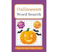 Halloween Word Search Puzzle Book: Word Searches with Easy to Read Print about Halloween | 6x9 inches, 110 pages | 50+ Puzzles...Gift for Vacations, Holidays and Free Times