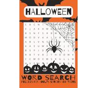 Halloween Word Search Puzzle Book: Word Searches with Easy to Read Print about Halloween and More (6 x 9 inches)110 pages / 50 + Puzzles ... Gift for Holidays, Vacations and Free Time
