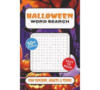 Halloween Word Search Puzzle Book: Word Searches with Easy to Read print about Halloween, Creepy and Spooky Nights and More | 6x9 inches, 110 pages | ... … Gift for Vacations, Holidays and Free Times