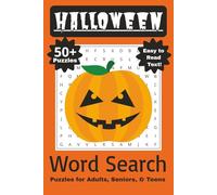 Halloween Word Search Puzzle Book: Word Searches With Easy to Read Print About Halloween, Eerie Ghosts, and More! | 6x9 Inches, 110 pages | 50+ Puzzles