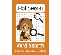 Halloween Word Search Puzzle Book: Word Searches with Easy to Read Print about Halloween, Fall, Spooky and More| 6x9 inches, 110 pages| 50+ Puzzles... Gift for Vacations, Holidays and Free Times