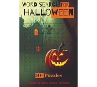 Halloween Word Search Puzzle Book: Word Searches with Easy-to-Read Print about Halloween, Ghost, Haunted Houses and more | 6x9 inches, 110 pages | 50+ ... Gift for Vacations, Holidays, and Free Times