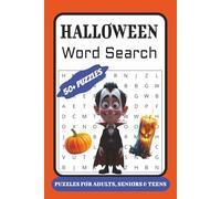 Halloween Word Search Puzzle Book: Word Searches with Easy to Read Print about Halloween, Ghosts, Goblins and More | 6x9 inches, 110 pages | 50+ Puzzles…Gift for Vacations, Holidays, and Free Times