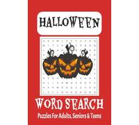 Halloween Word Search Puzzle Book: Word Searches with Easy to Read Print about Halloween, Ghosts, Vampires, and More | 6x9 inches, 110 pages | 50+ Puzzles...Gift for Vacations, Holiday, and Free Times