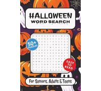 Halloween Word Search Puzzle Book: Word Searches with Easy to Read print about Halloween, Ghosts, Witches and More | 6x9 inches, 110 pages | 50+ Puzzles … Gift for Vacations, Holidays and Free Times
