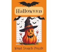 Halloween Word Search Puzzle Book: Word Searches with Easy to Read Print about Halloween, Halloween Bats, Scary Halloween and more [ 6X9 inches, 110 ... Gift for Vacations, Holiday and Free Times